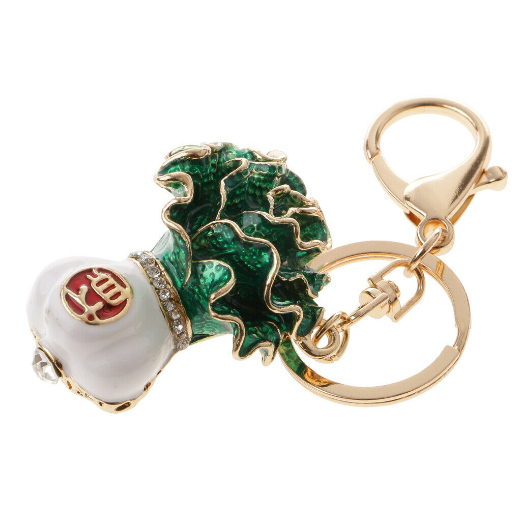 Keychain Pendant Charm, Fancy Keychain, Cabbage Pattern