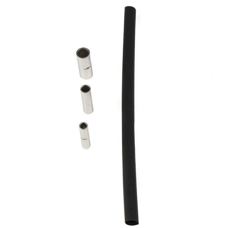380PCS Car Boat Bare Middle Wire Terminal + Heat Shrinkable Tube Combination Kit