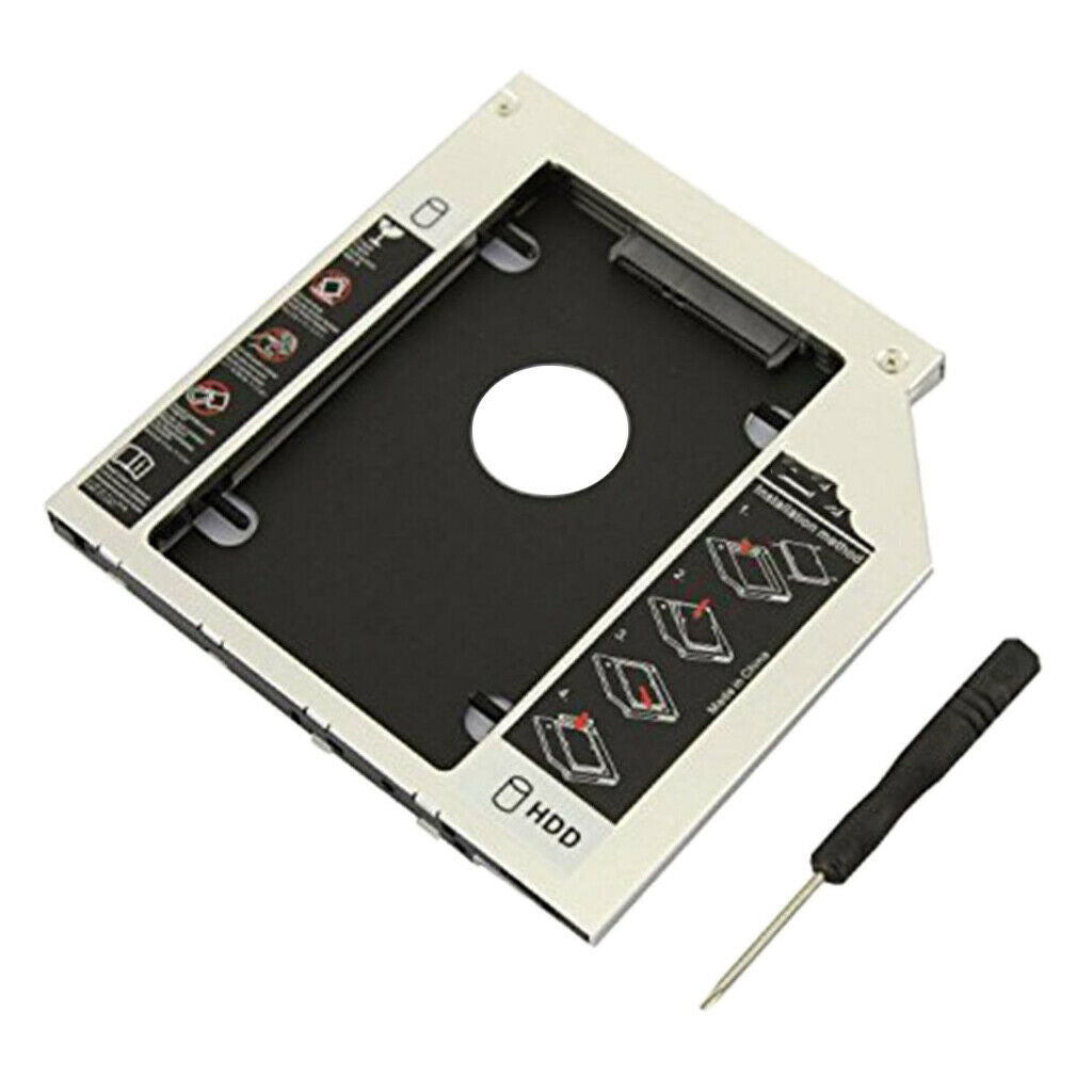 2.5" 9.5mm Hard Drive Disk Tray Caddy Universal For CD/DVD-ROM Replacement