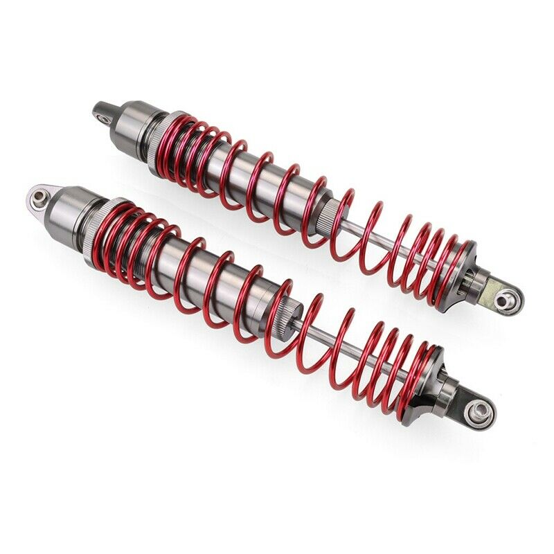 4X(1/5 Truck Oil Adjustable Metal Shock Absorber for HPI KM RC Baja 5B 5T 5F5D7)