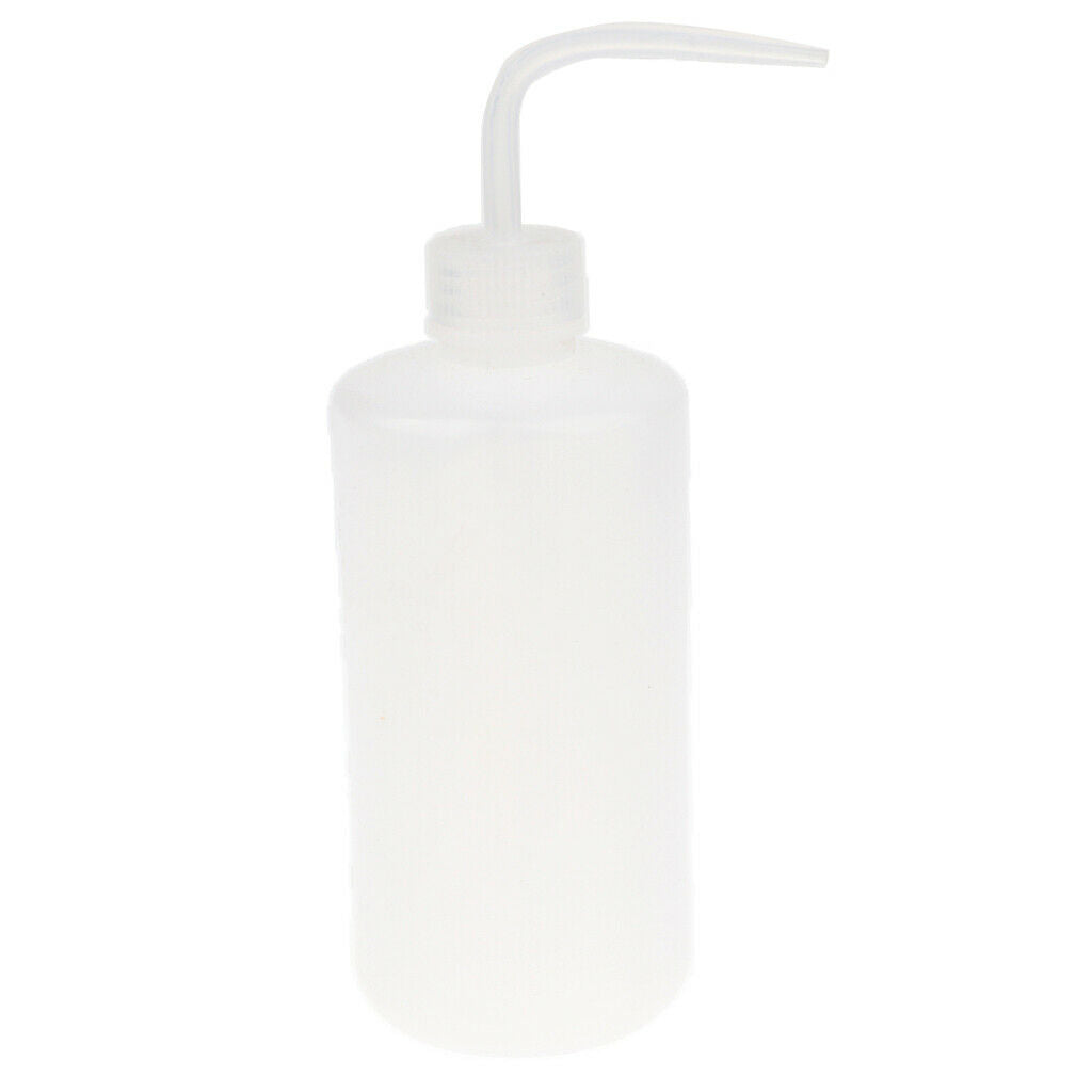 2pcs 500mL Graduated Plastic Wash Cleaning Green Soap Holder Squeeze Bottle Lab