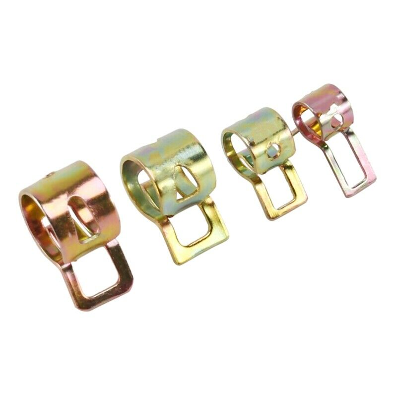 50Pcs 5/6/7/8/9mm Sp Clip Fuel Line Hose Water Pipe Air Tube Clamps Fastener EA1