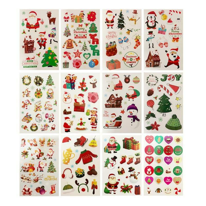 Christmas Advent Calendar Bags 24 Days Xmas Countdown Decorations DIY Gift Bag
