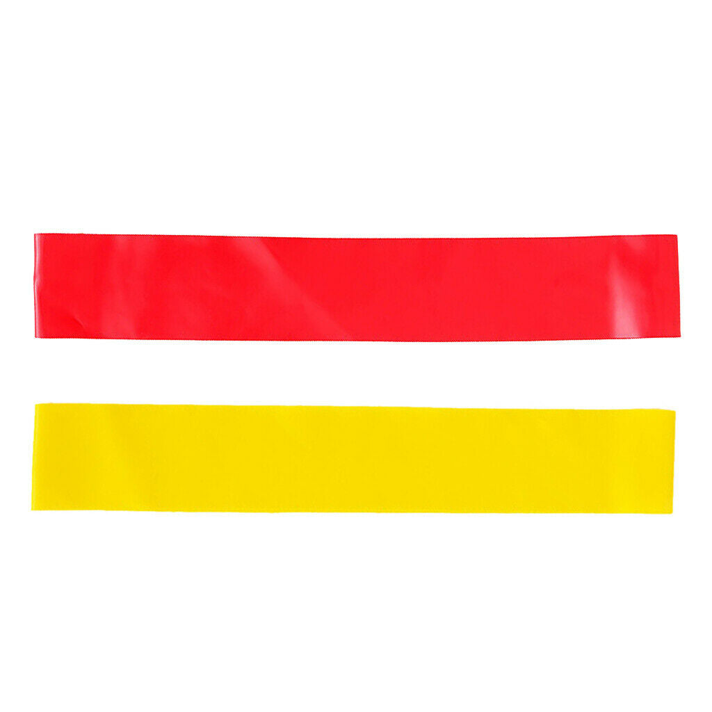2x Ladies Resistance Band Loop Hips Circles Home Yoga Natural Latex Rehab