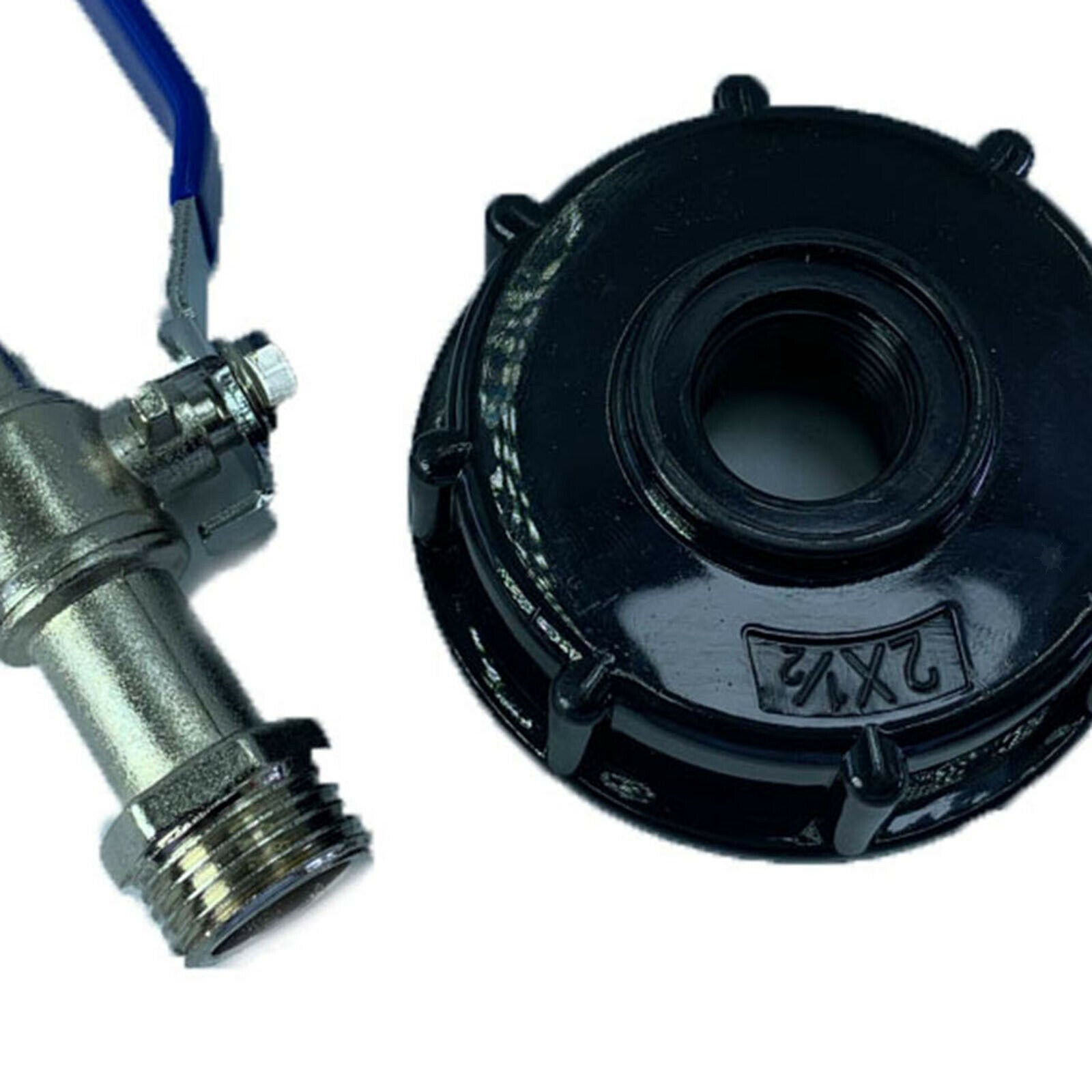 Yard IBC Tank Adapter Water Tap Hose Connector Fitting Tool 15mm Outlet