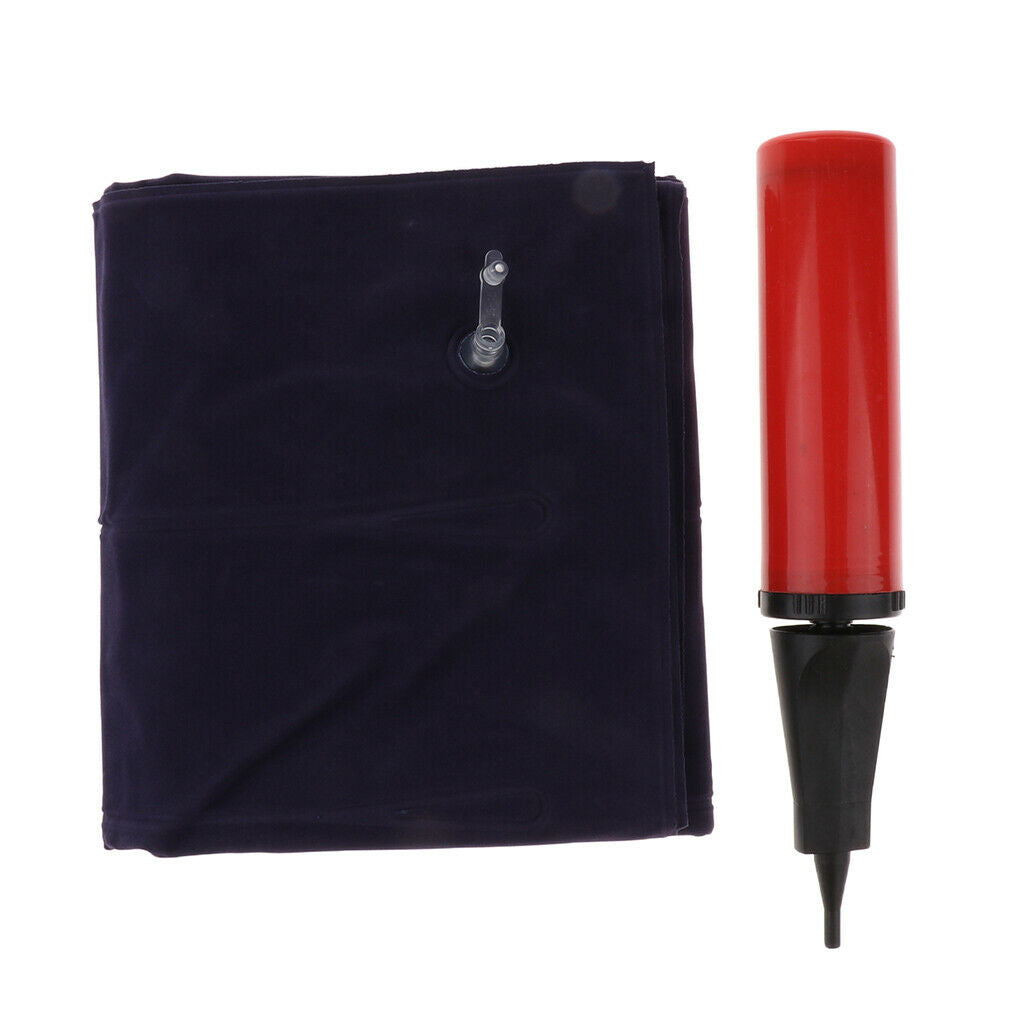 Comfortable PVC Inflatable Bed Cushion Travel Camping Seat Pad For Tailbone,