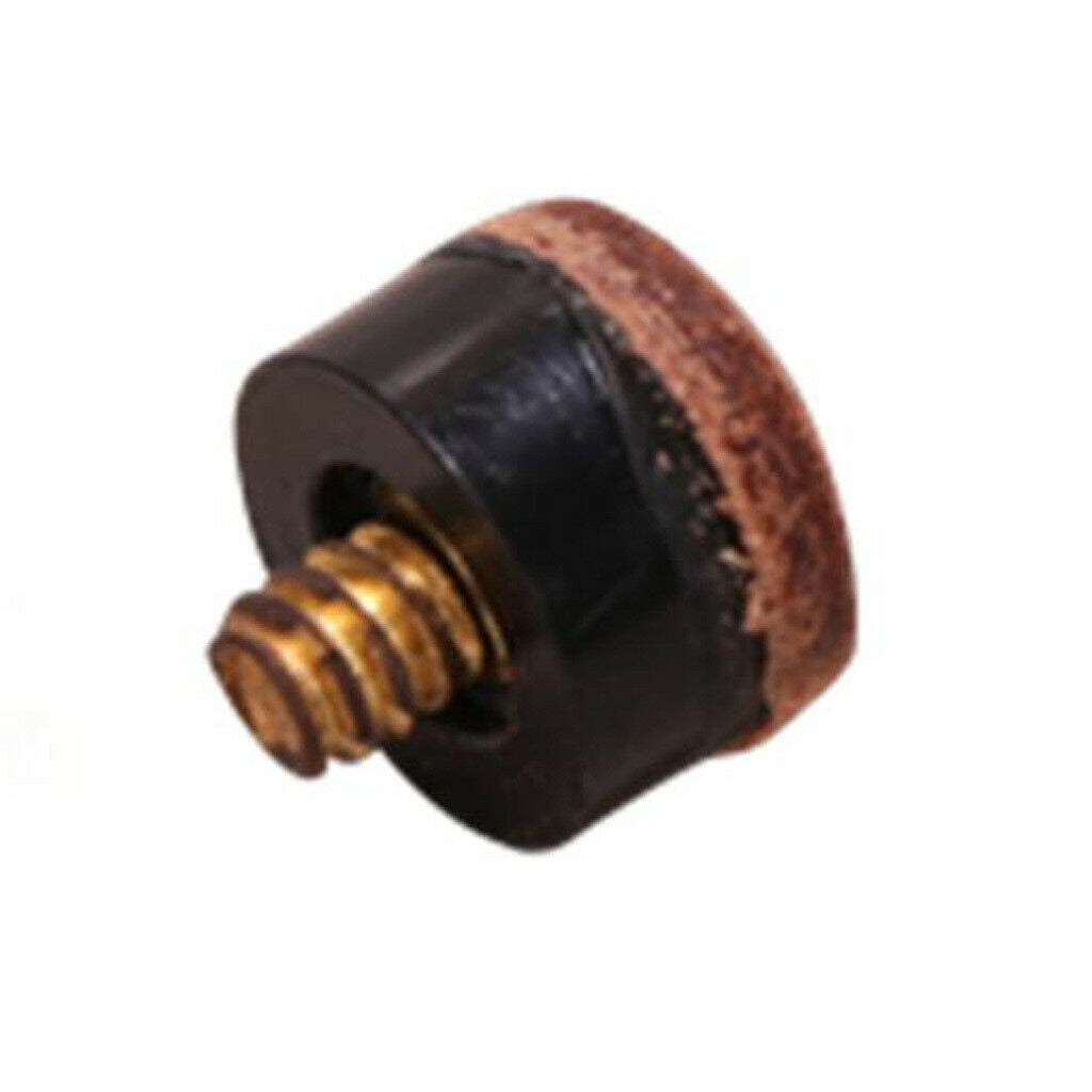 Durable 50 Pieces 12mm Billiards Screw-on Pool Cue Replacement Repair Tips