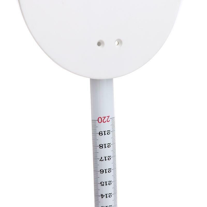 220cm Stadiometer Wall Mounted Height Meter Growth Ruler with Wall Plate