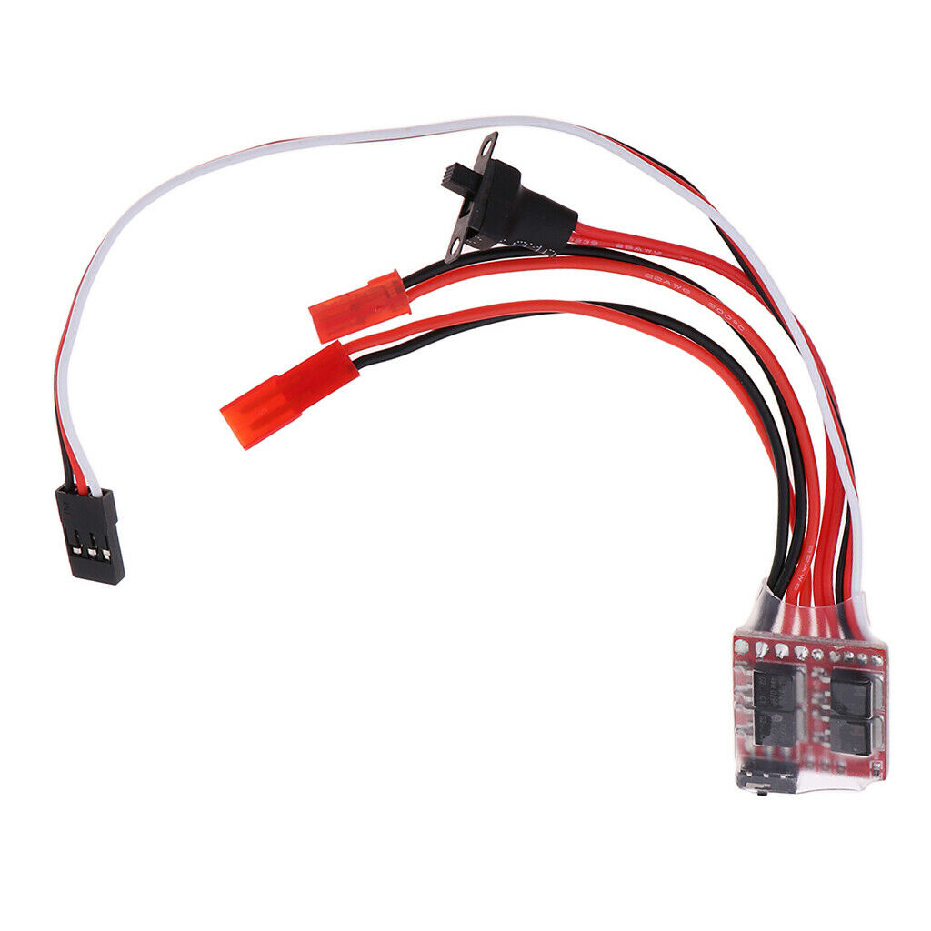 1:16 RC Car 30A ESC with Brake for WPL B36 B16 B14 B24 RC Military Truck