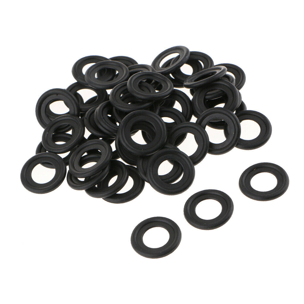 50X Engine Oil Drain Plug Crush Gasket Rubber Seals for Saturn Chevy GM