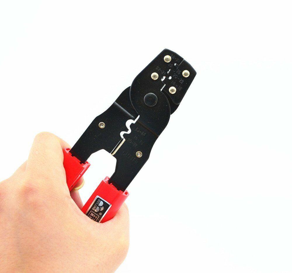 Multi Functional Wire Stripper Mini Portable Hand Crimping Plier Terminals Clamp
