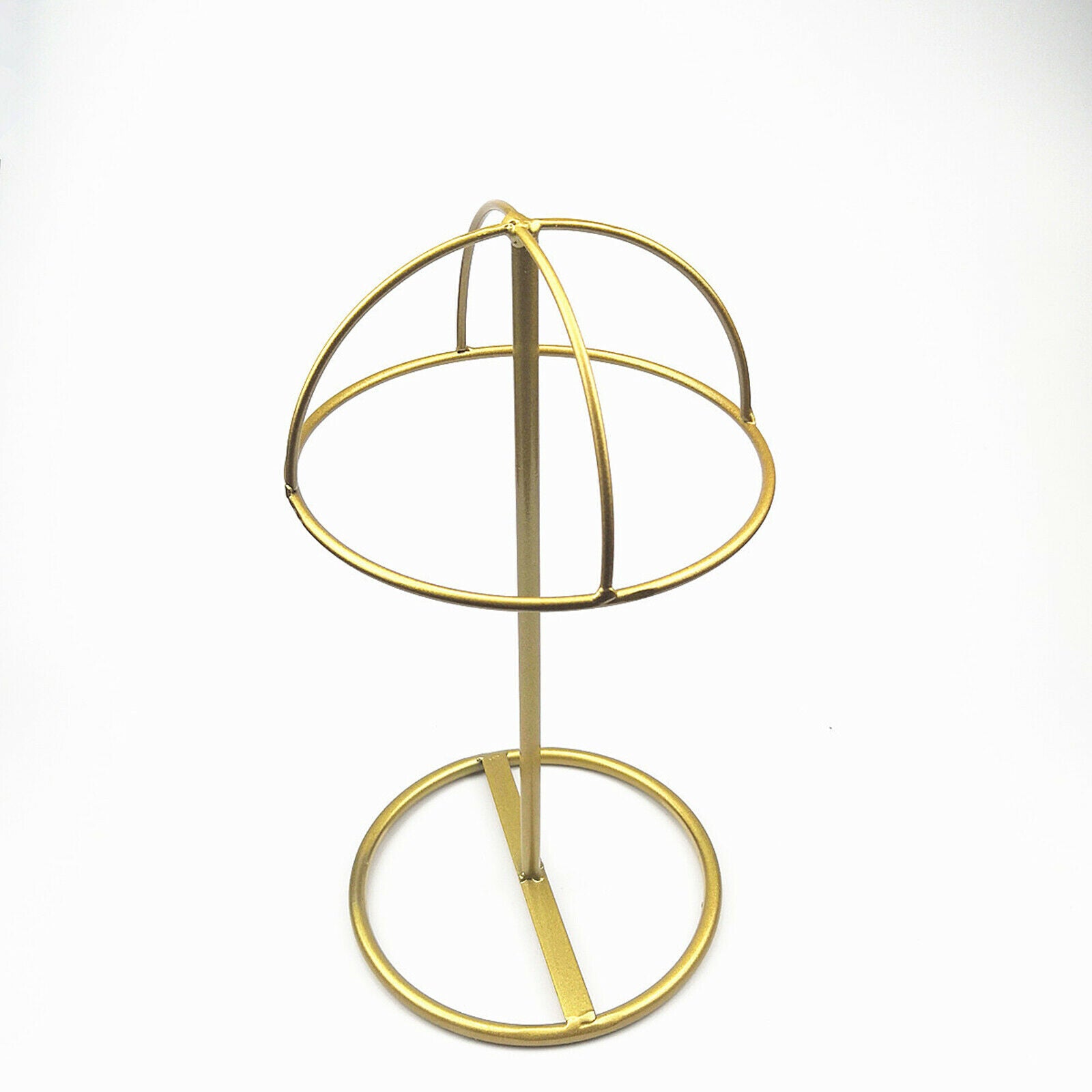 Modern Free Standing Metal Tabletop Hat Rack Display Stands Wig Holders