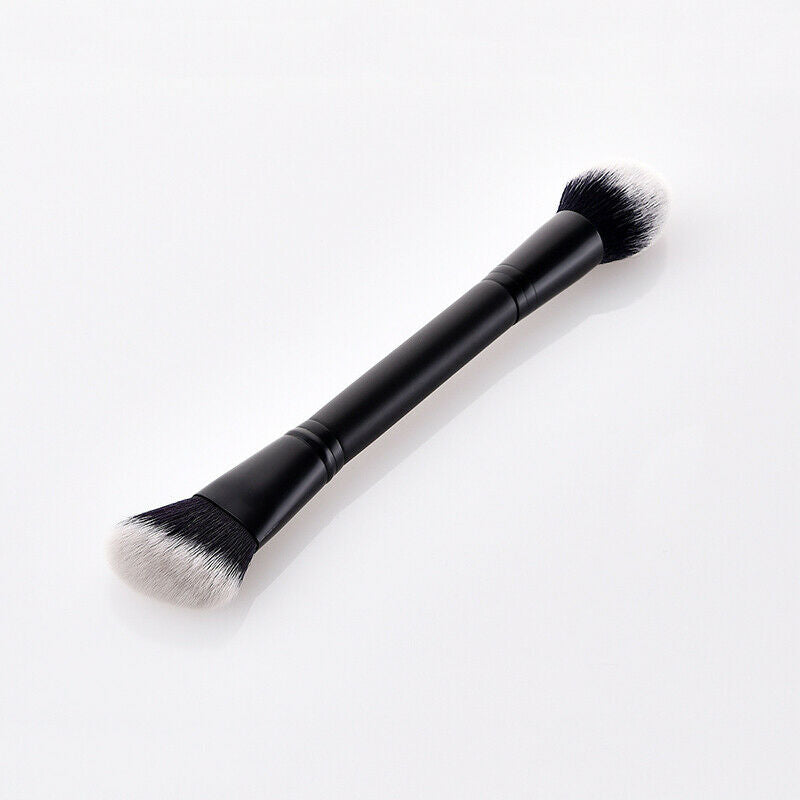 Double Ended Contour Brush Sculpting Brush Blush Makeup Brushes Cosmetic .l8