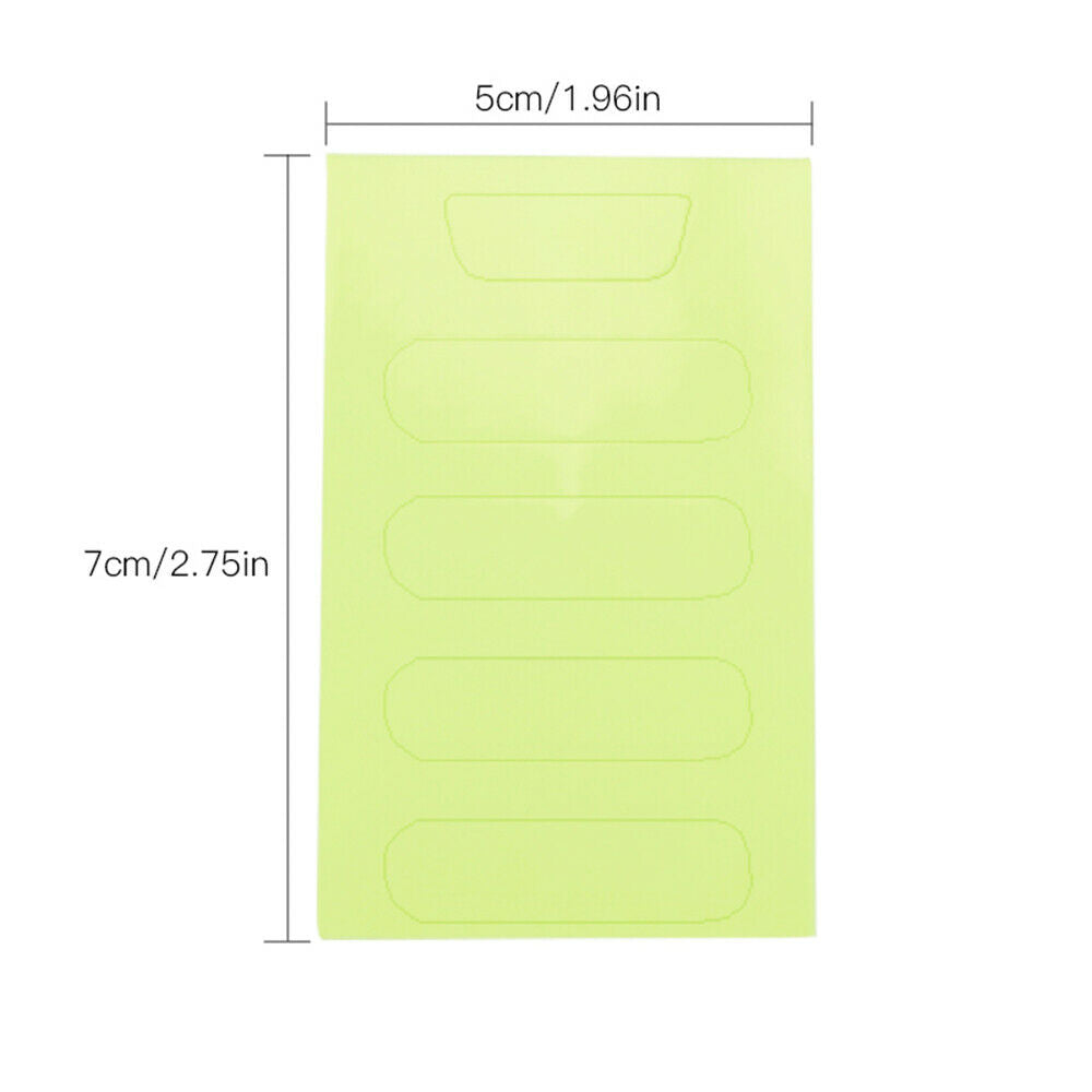 2pcs Fluorescent Stickers for DJI FPV Drone Aircraft Luminous Decals for Night