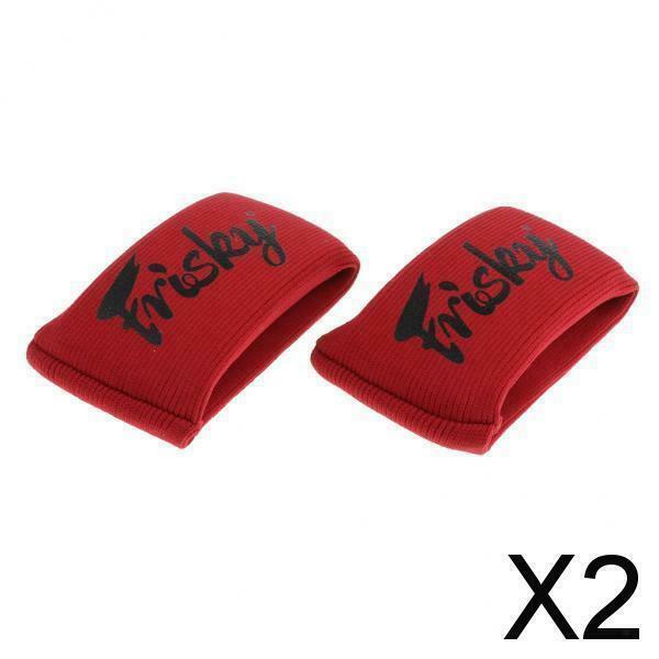 2X SBR Boxing Knuckle Protector Shockproof Kickboxing Finger Support Red