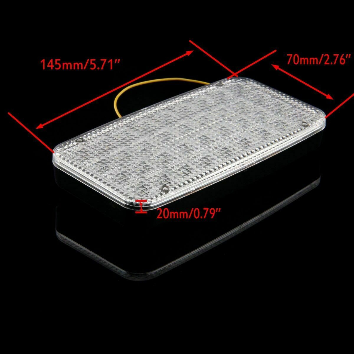 Car 36 LED Top Roof Ceiling Interior Light Lamp Bulb DC 12V Bright White