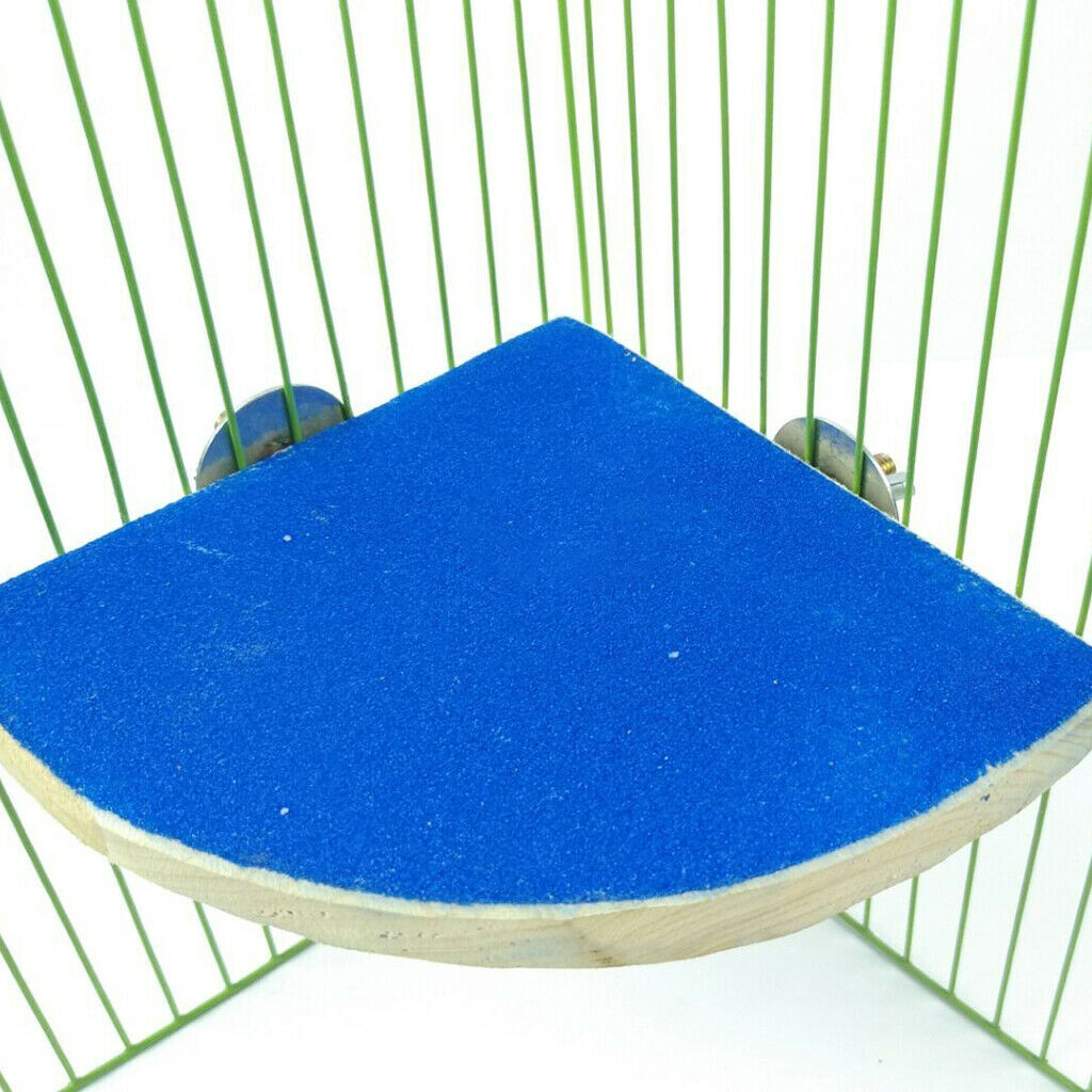 Wood Platform Squirrel Rat Mouse Guinea Pig Hamster Bird Parrot Stand Perch