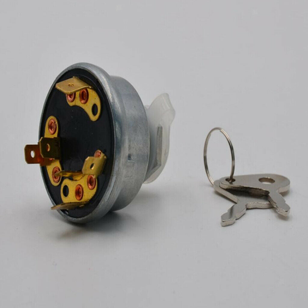 5x Metal Front Tractor Ignition Switch with 2 Key for Lucas 35670 128SA