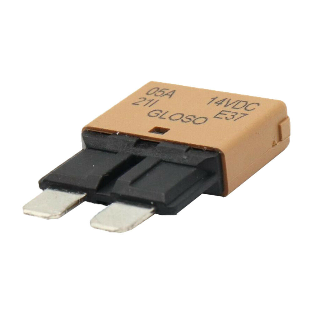 8pcs Universal Truck Circuit Breaker Blade Fuse 12/24V 20A/15A/10A/7.5A/5A