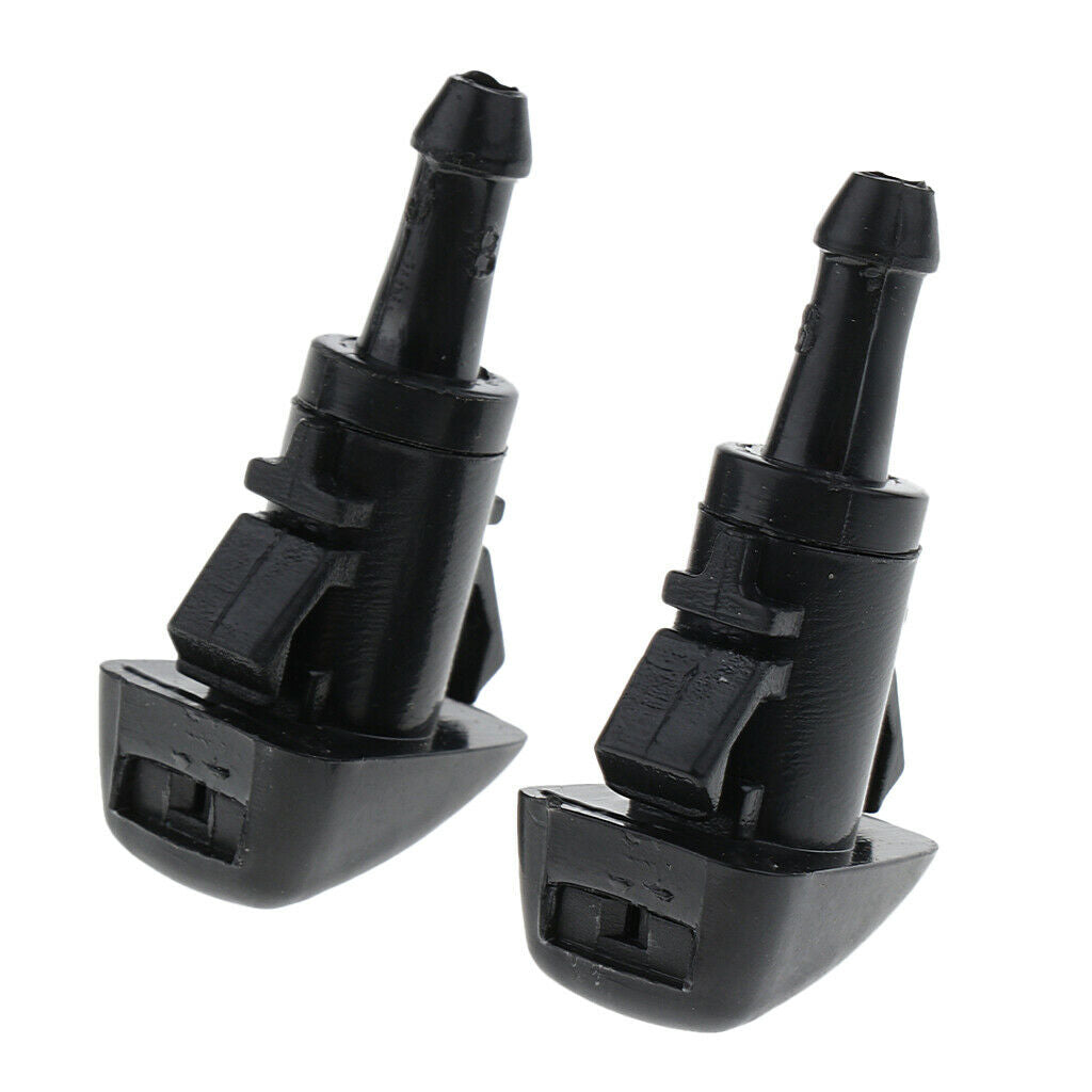 2X Plastic Windshield Washer Wiper Water Spray Jet Nozzle For Chrysler 300C