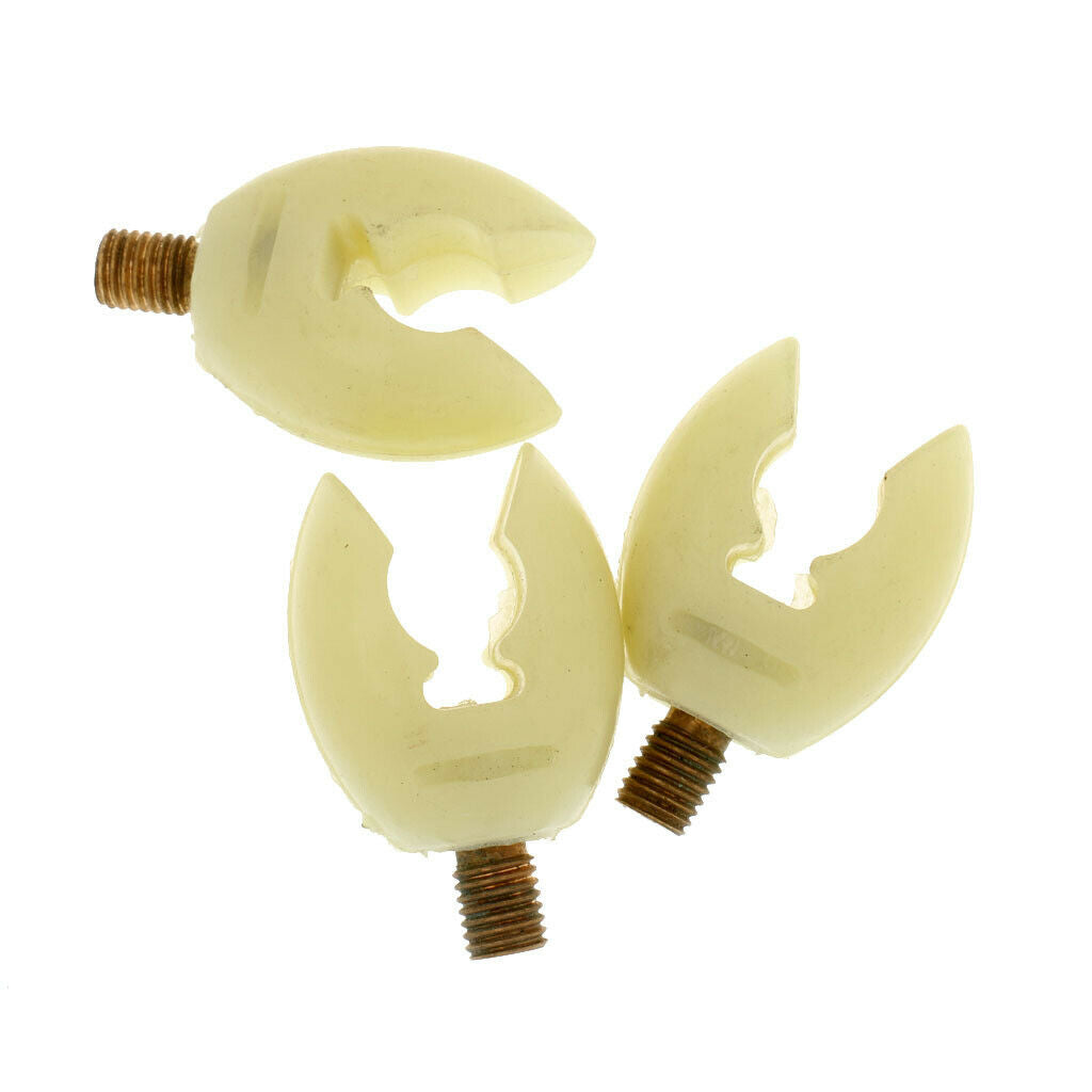 3 Pcs Carp Fishing Rod Holder White Silicone Gel Fishing Rods Rest Gripper