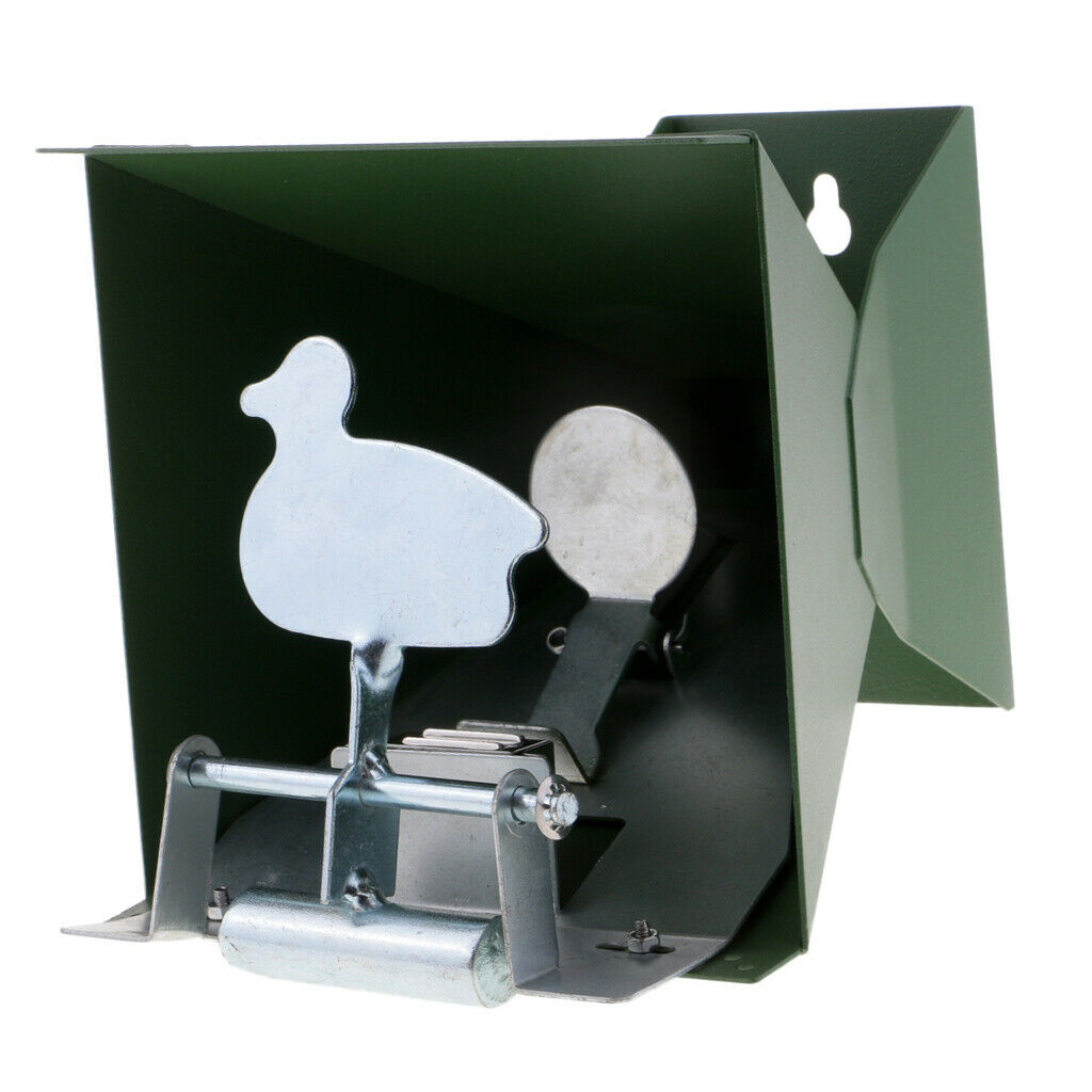 Shooting Resetting Target 2.5mm Heavy Duty Steel Pellet Trap &Target 14x14cm
