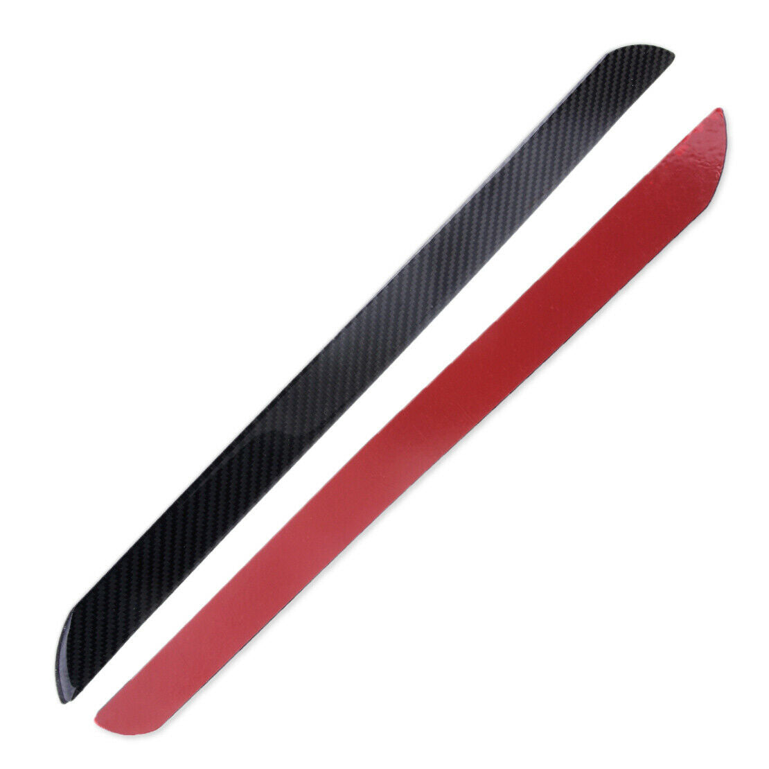 2x Universal Carbon Fiber Door Sill Anti Scratch Cover Scuff Plate Protector An