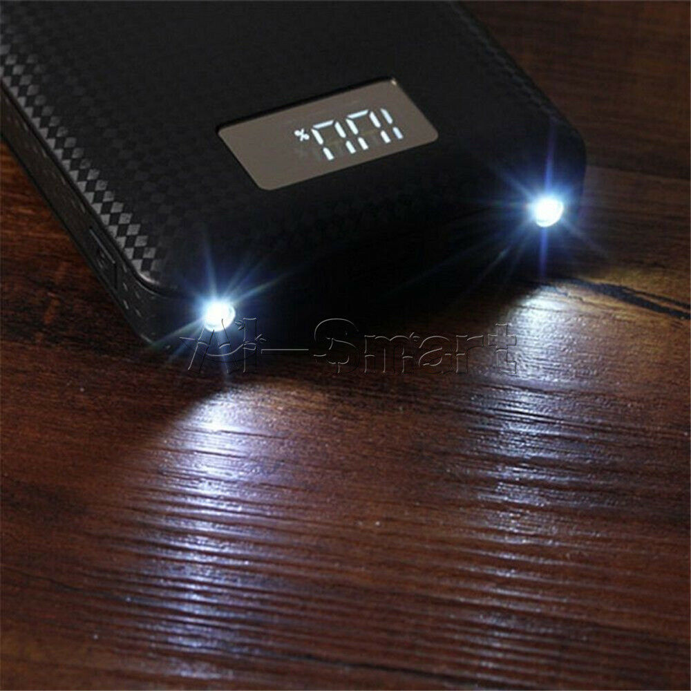 5V2.1A 3USB Mobile Power Bank Case LED 7S 7X 7 18650 Battery Charger Box