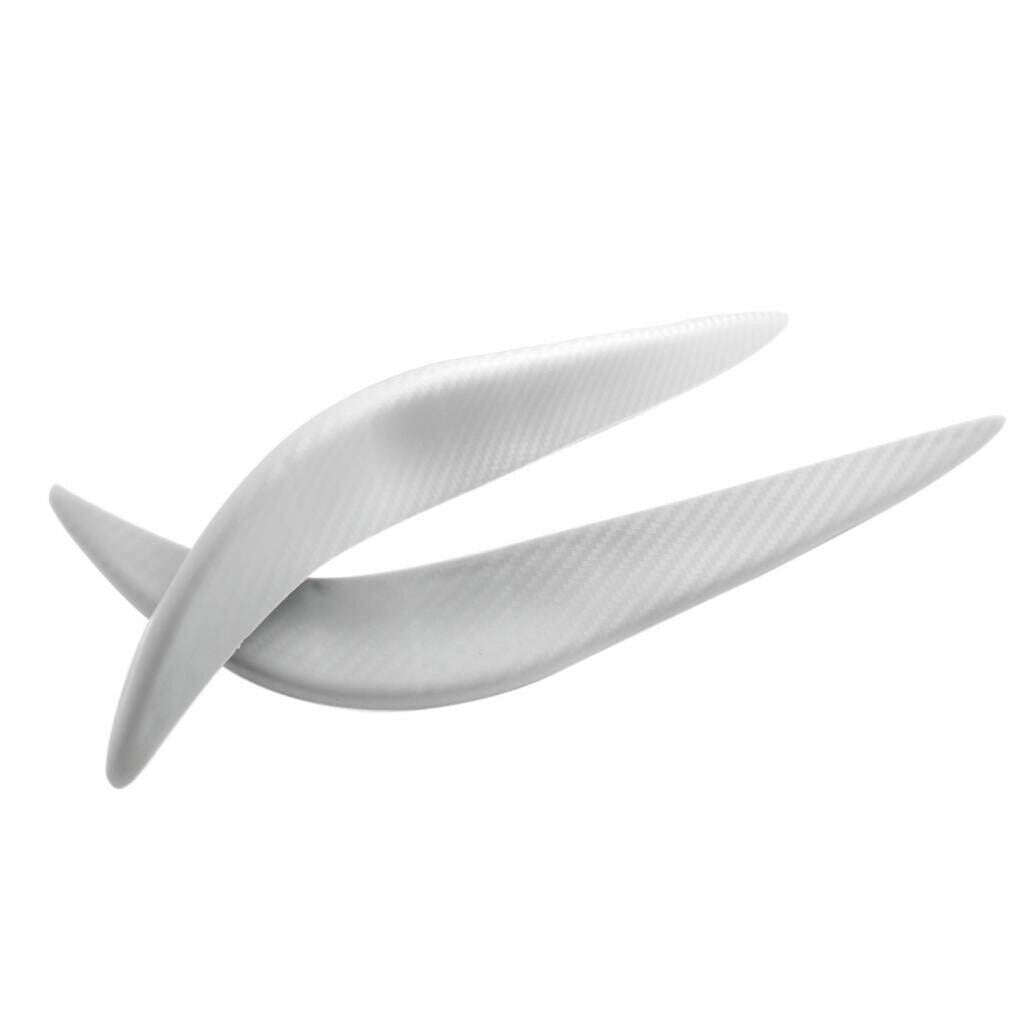 Pair Car Body Door Side Anti-Collision Protector Guard Decorative Strip Grey