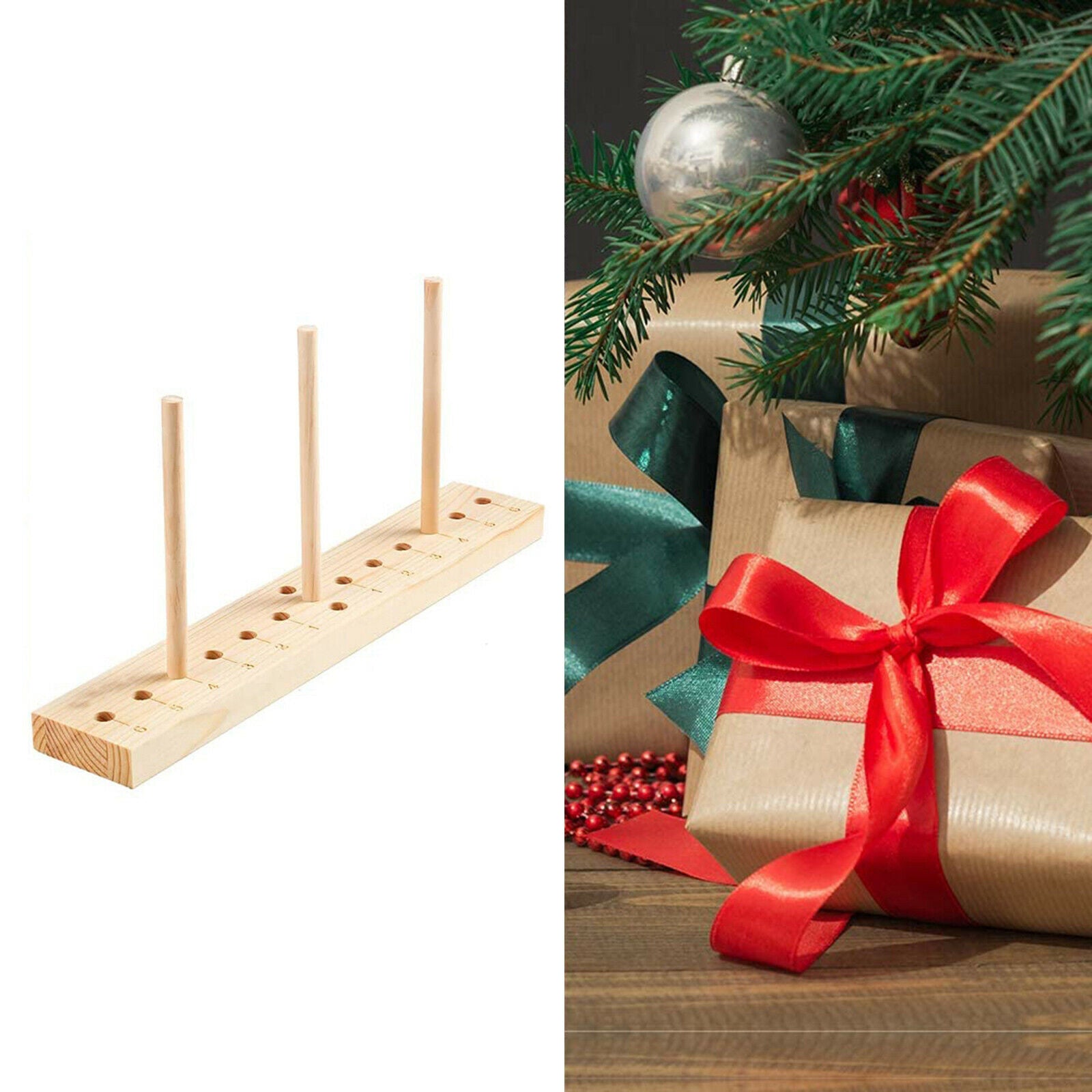 Bow Maker Wood Wreath Bowing Making Tool Party DIY Ribbon Craft Party Decoration