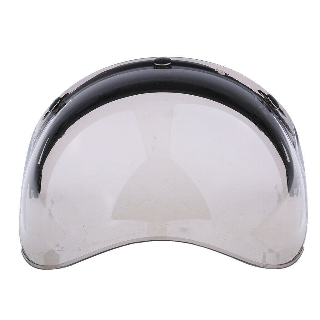3-Snap Motorcycle Helmet Visor Wind Face Shield Flip Up Down Lens Color#2