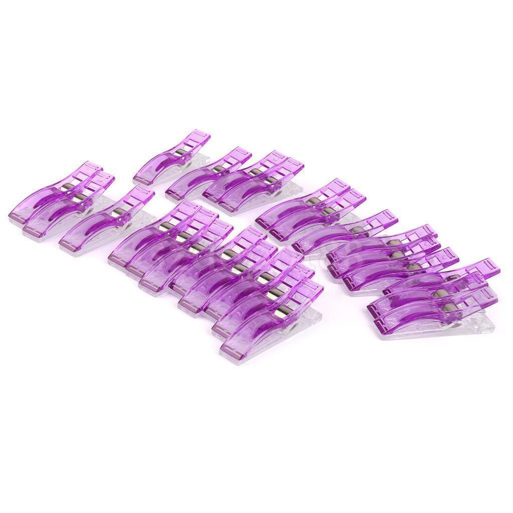 24 Jumbo Wonder Clips Fabric Clamps for Craft Sewing Quilting Binding PurpleYJGR
