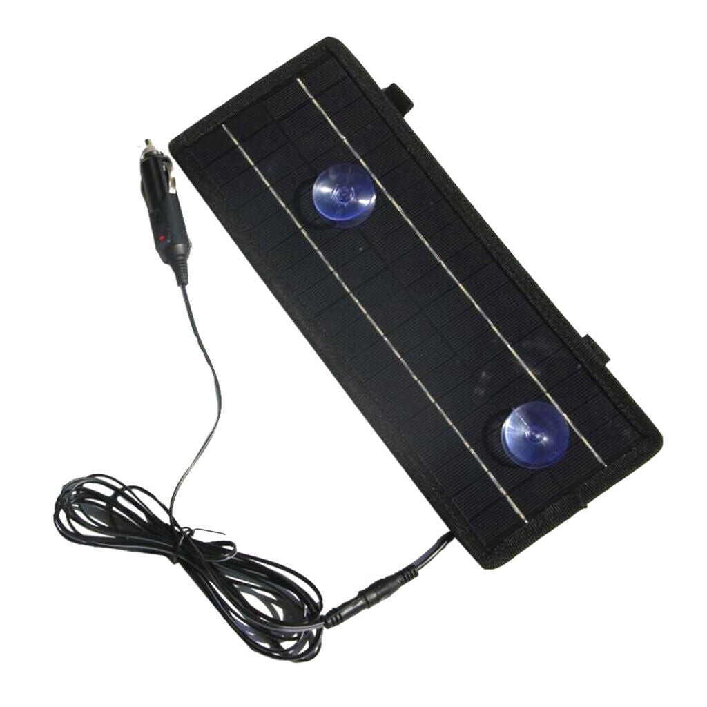 12V  /  4  .  5W     Solar     Pannel     Battery     Charger     Car