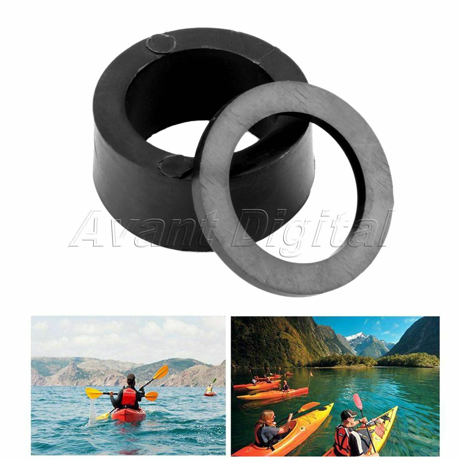 Canoe Rudder Handle Gasket Ring Kayak Thick &Thin Holding Direction Controller