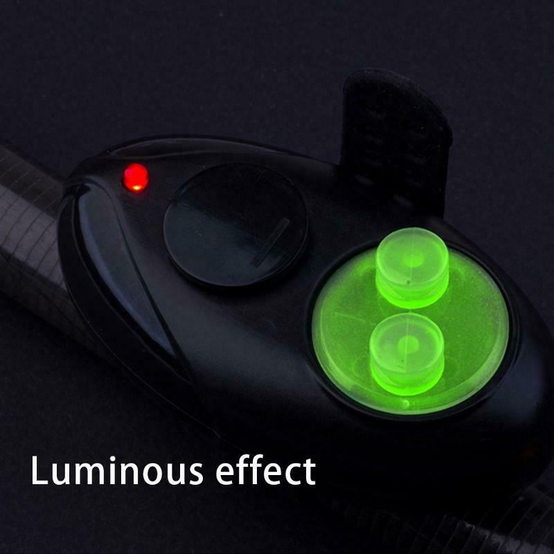 Fish Bite Alarms Electronic Fishing Bait Alarm with Sound Lights Indicator