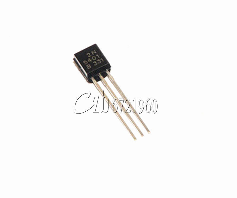 100PCS 2N5401 PNP Transistor 150V 600 mA TO-92 Package New
