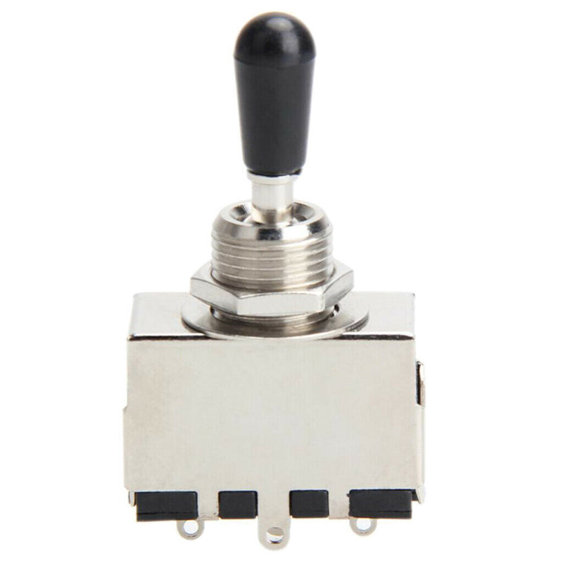Practical 3 Way Chrome Switch Pickup Selector For Les Paul Type Electric Guitar