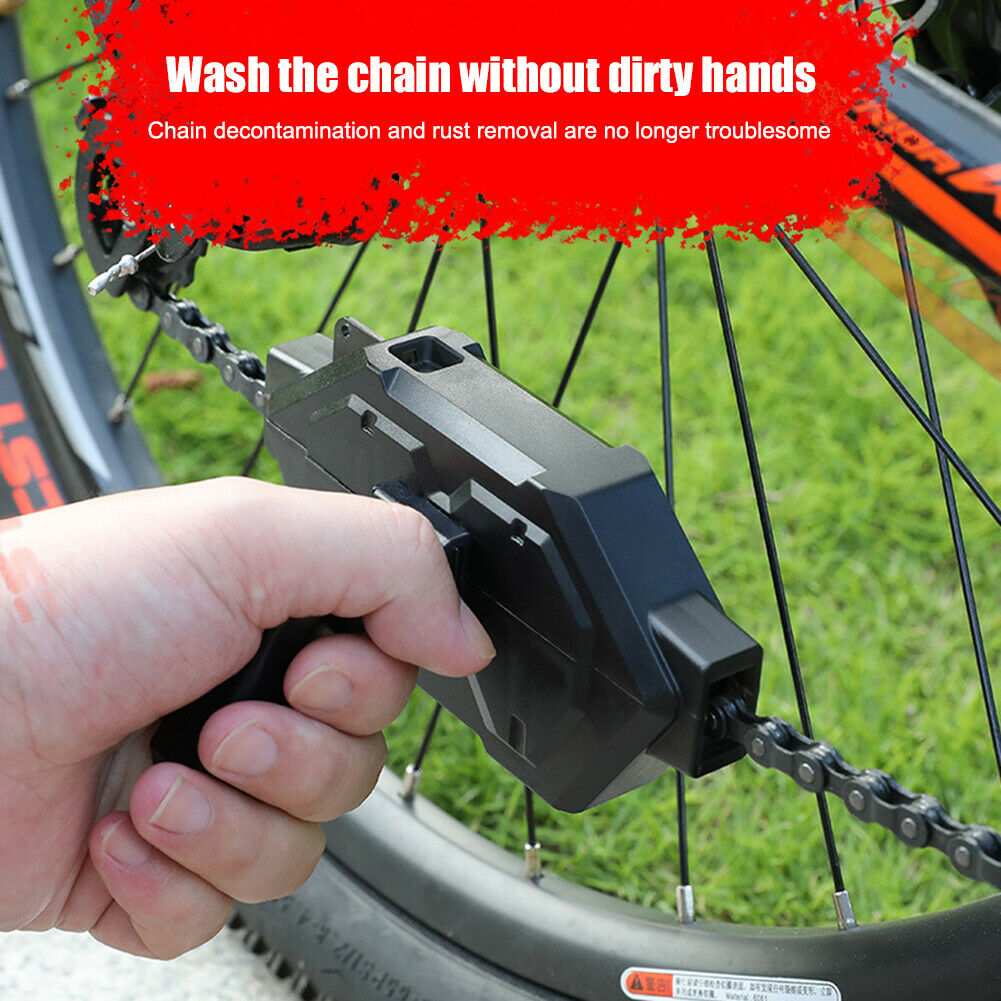 Bicycle Mountain Bike Chain Washer Brush Bicycle Chains Scrubber Cleaning Tool @