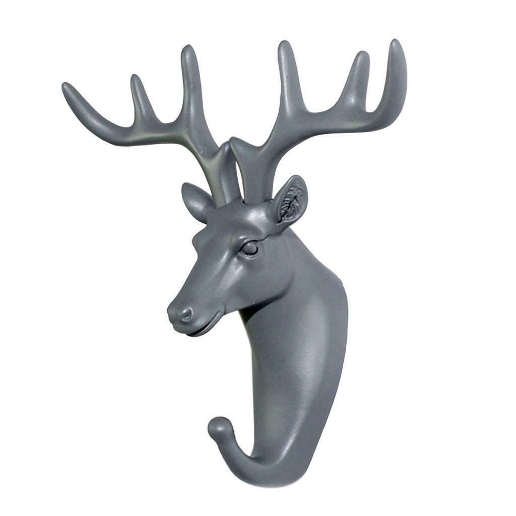 Nordic Style Wall Hook Rack Hanger for Hat Coat Keys Sundries Deer