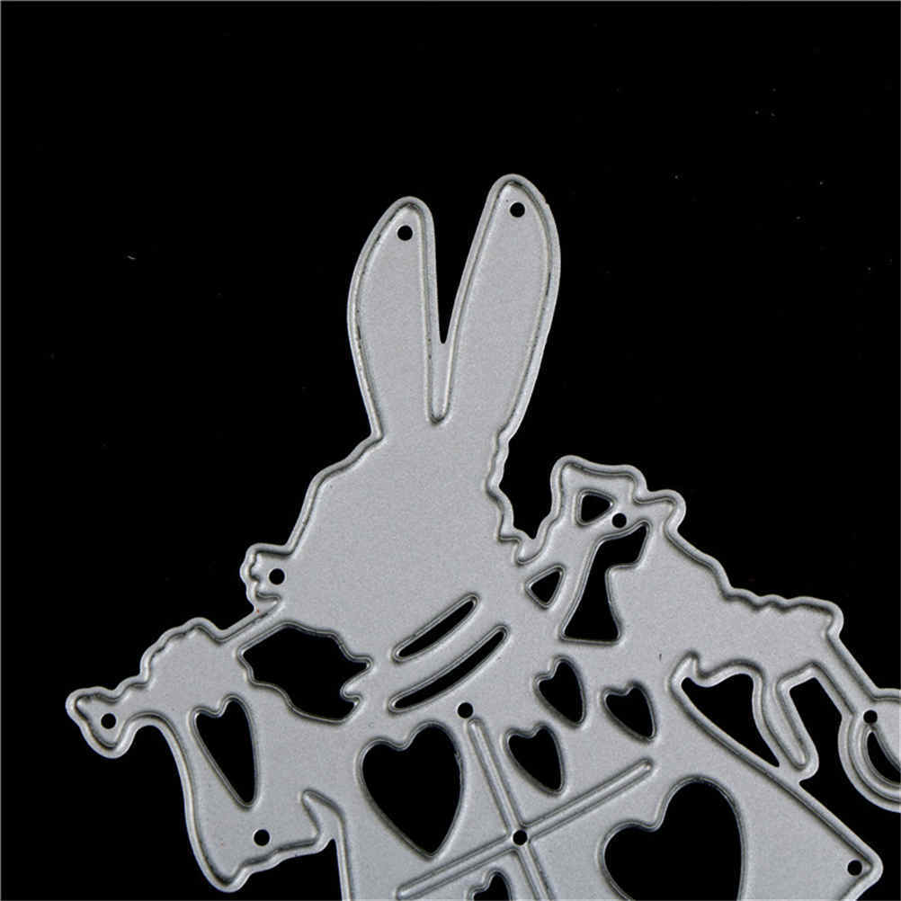 Alice Wonderland White Rabbit Metal CuttingDies Stencil DIY AlbumDeco Craf.l8