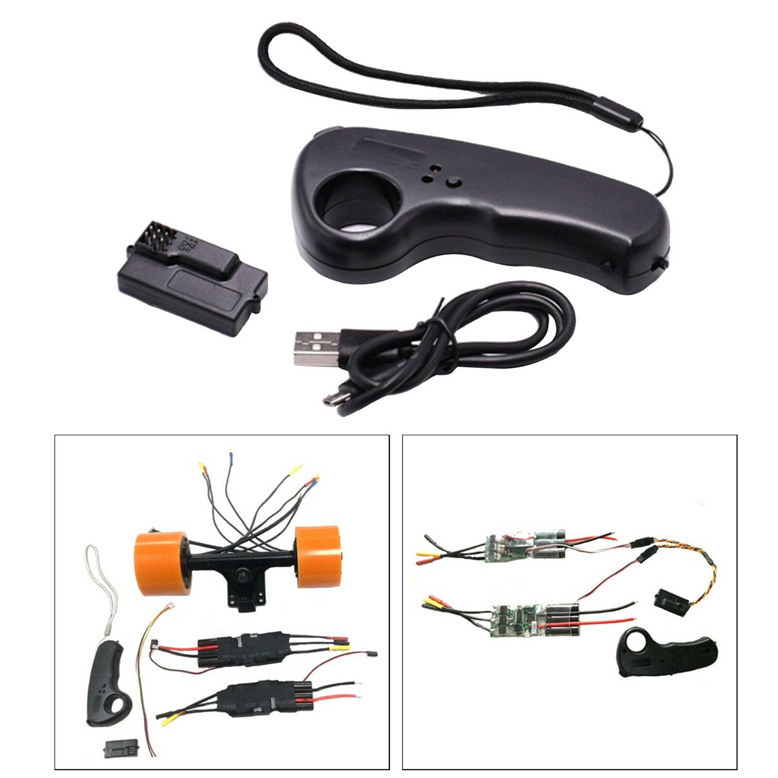 Electric Skateboard Remote Control,  Wireless Remote Control with Receiver,