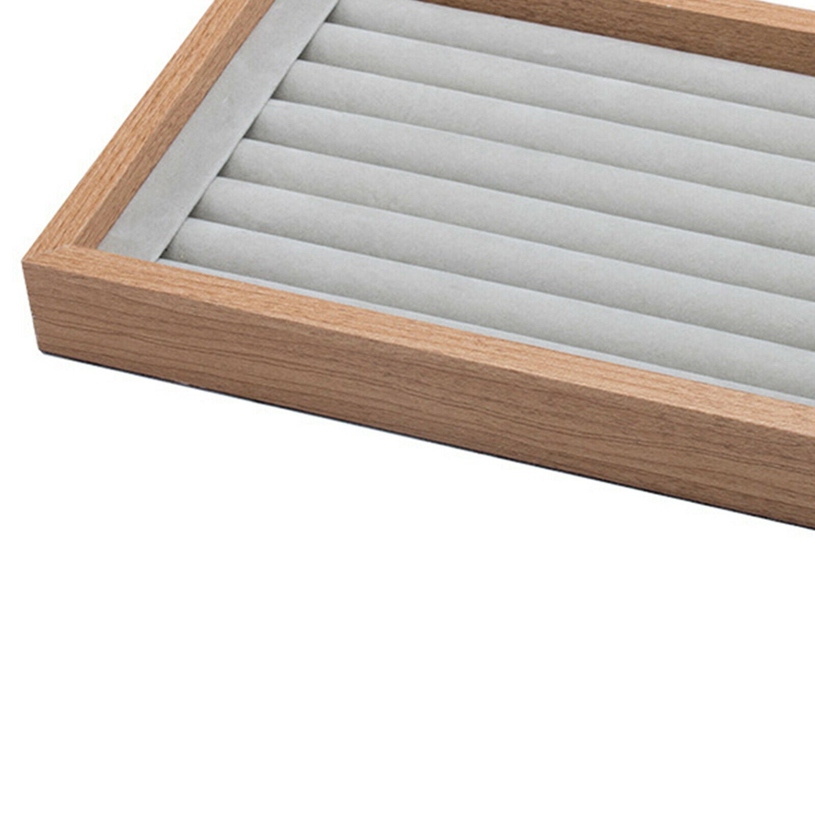 Wood Jewelry Trays Organizer Storage Showcase for Collectibles Bracelet
