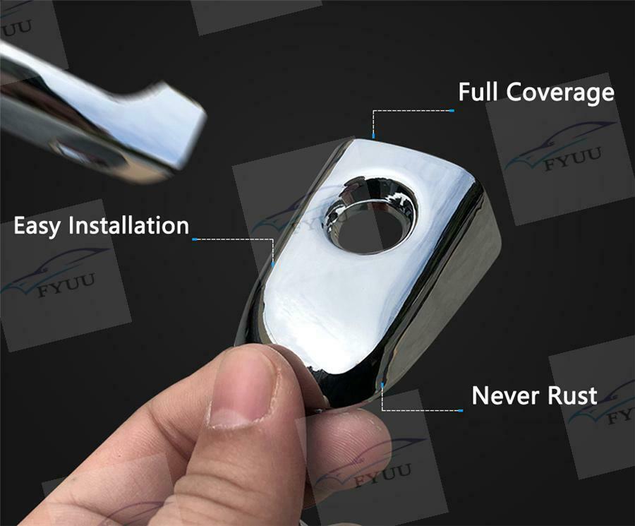 Accessories Chrome Side Door Handle Covers Trims For Subaru Forester 2013-2017