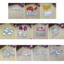 Rat Group Metal Cutting Dies Stencil Scrapbooking DIY Album Stamp Paper Emboss