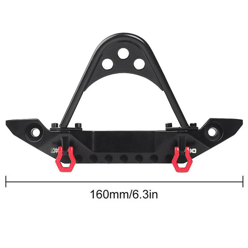 Metal Front Bumper for 1/10 RC Crawler Car Traxxas TRX-4 SCX10II 90046