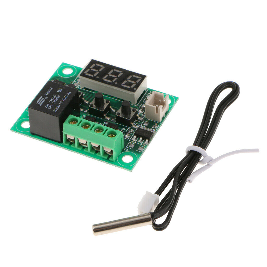 W1209 Digital Thermostat Temp Controller Switch Module + Acrylic Housing
