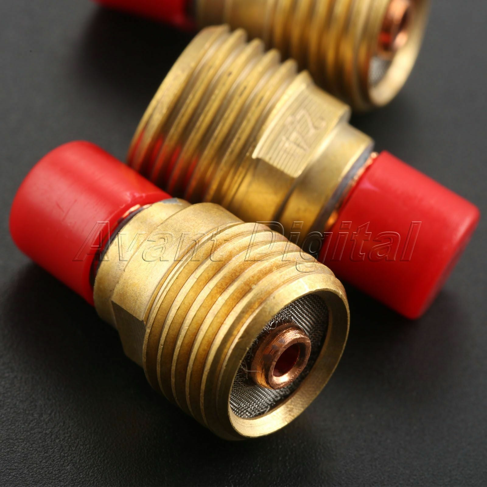 45V44 2.4mm TIG Gas Lens Collet Body SR DB PTA WP 9 20 25 Torch Supplies 3PK