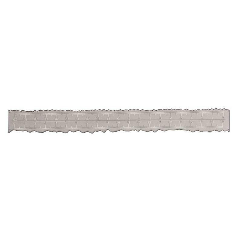 Irregular Ruler Die Cuts Stencil Decorative Embossing for DIY Journal Art Crafts
