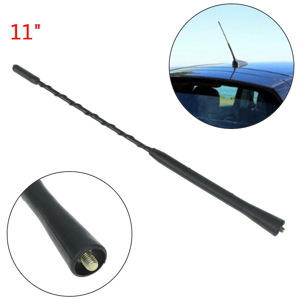 11 inch universal car roof mast whip stereo radio FM/AM signal aerial ant.l8