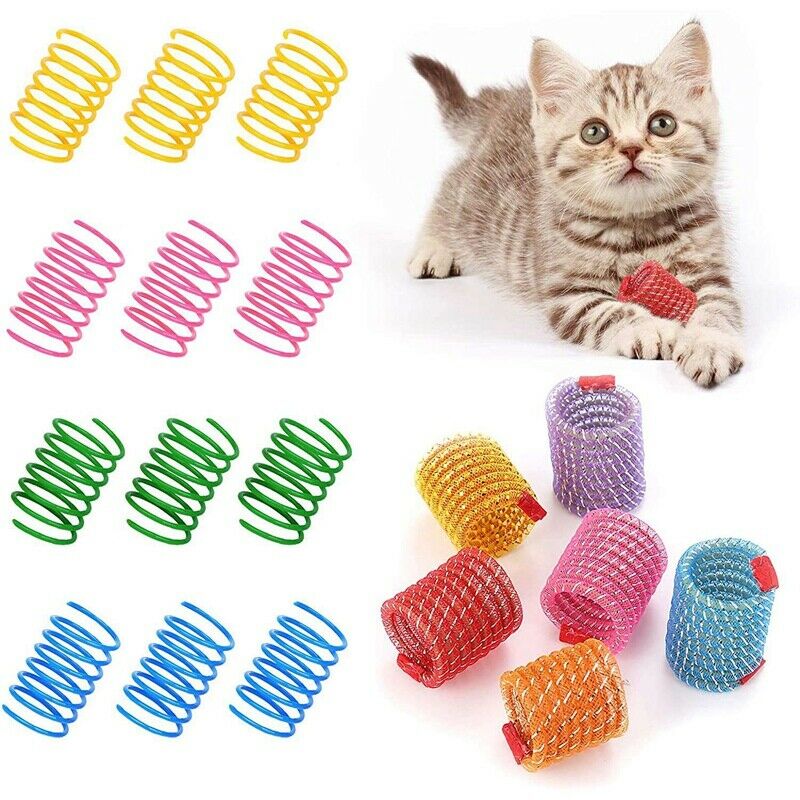 18PCS Cat Sp Toys Kitten Teething Toys Colorful and Interactive Teles Funny W1D3